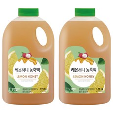 SWEET CUP 檸檬蜂蜜濃縮液, 2個, 1.95kg