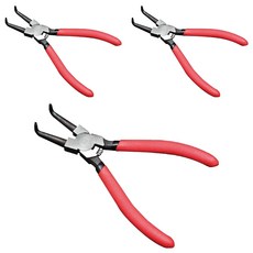 TOOLSTAR 卡簧鉗 90度 內彎 TS-RPIA-07 175mm, 3個