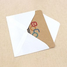 Maumdama 素色牛皮紙明信片, 單一顏色, 100個