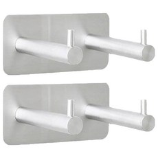 624C 不鏽鋼高級吹風機架, 銀色, 2個