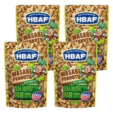 HBAF 山葵味花生 120g, 4包