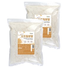 우리가스토리 압착 오트밀 분말, 1.5kg, 2개