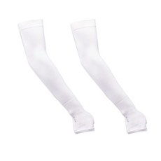 N rit 涼感袖套 A款 2入, 白色