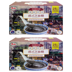 Torto 多多 傳統即溶港式芝麻糊 Set, 香港名牌 25%減糖, 40g, 36包, 2盒