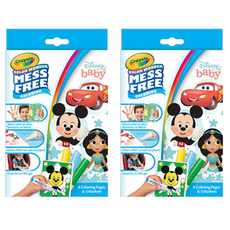 Crayola 繪兒樂 Mess-Free 迷你盒 迪士尼寶寶, 3色, 2個