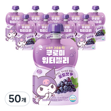 ATEX 三麗鷗角色果凍飲, 50包, 葡萄口味, 110ml