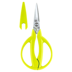 KAI 貝印 廚用事務 香料剪, 黃綠色 + 銀色, 1支