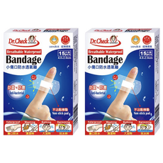 Dr.Check Nursing Expert 護理專家 小傷口防水透氣繃, 15片, 2盒