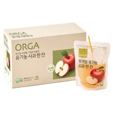 Orga Whole Foods 一杯有機蘋果汁, 140ml, 10入