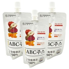 YEONDOOFARM 兒童ABC綜合蔬果汁, 100ml, 3包
