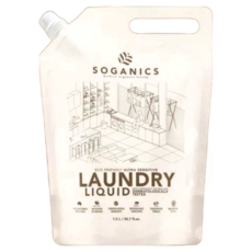 SOGANICS 草之淨 極抗敏洗衣精 補充包, 1.5L, 1包