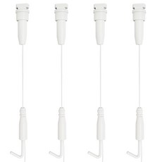 천장 원터치 튼튼 소형, 화이트, 4개