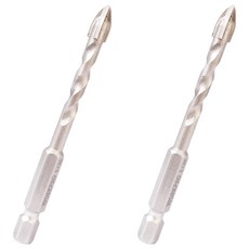WORKPRO 麻花六角磁磚玻璃鑽頭 Bit 6mm WP401041, 2個
