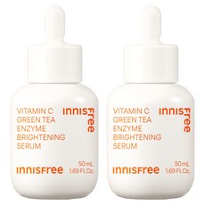 이니스프리 비타C 그린티 엔자임 잡티 토닝 세럼 이엑스, 50ml, 2개