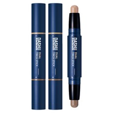 DASHU 男仕雙頭遮瑕修容棒, Light, 2入