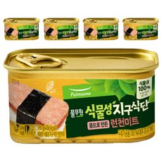 풀무원 지구식단 식물성 콩으로 만든 런천미트, 190g, 5개