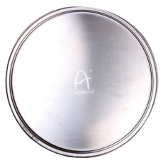 CAMPING ACE 野樂 不鏽鋼鐵板燒煎盤 厚度1.0mm 301不鏽鋼, 20cm, 1個