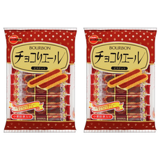 BOURBON 北日本 巧克力味餅乾棒, 110.6g, 2袋