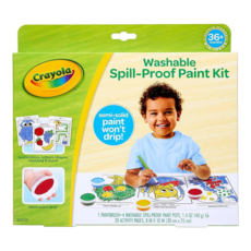 Crayola 繪兒樂 幼兒可水洗霜狀顏料組, 40g, 4色