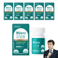 그린스토어 혈당 솔루션 영양제, 90정, 6개
