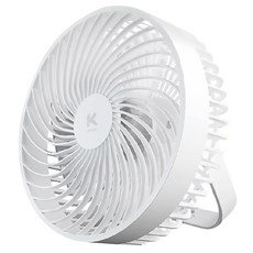 KTnet 廣鐸 TYPEC直插供電立掛小夜燈風扇 F100 6吋 16.6 x 8cm 250g, 白色