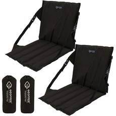 GEOFREE Easy Roll露營椅, 黑色, 2個