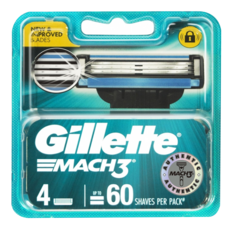 Gillette 吉列 鋒速3刀片, 4入, 1組