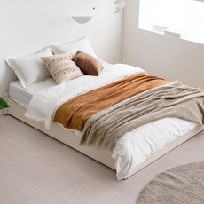 레이디가구 모노 무헤드 3단 서랍 침대 프레임 방문설치, 아이보리