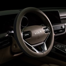 AIMBAN 汽車兩色方向盤套, 橄欖棕+海軍藍