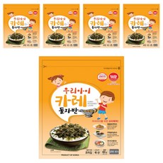 bada moa 咖哩風味海苔酥, 60g, 5包