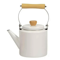 珍珠金屬1.5L白色滴水直壺(IH適用, 1入