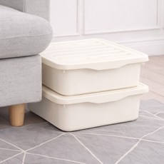 보노하우스 레브스토리지 수납박스, 아이보리, 2개