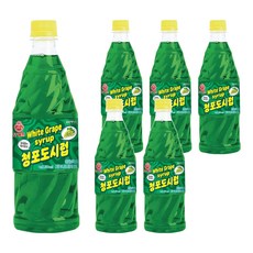 오쉐프 청포도시럽, 6개, 1kg