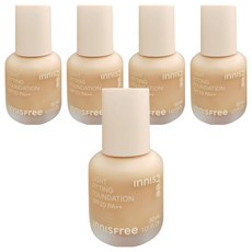 INNISFREE 輕薄透服貼粉底液 SPF20 PA++ 30ml, 17N, 5瓶