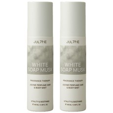 줄라이미 퍼퓸 헤어 & 바디 미스트 화이트솝머스크, 100ml, 2개