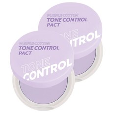 i'm meme 我愛光透柔焦蜜粉餅，去黃校色，透明肌膚，平衡油水平衡, Cream Purple, 2個