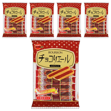 BOURBON 北日本 巧克力味餅乾棒, 110.6g, 5袋