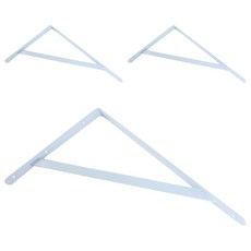 ZioBiz 堅固層架, 白色, 3個