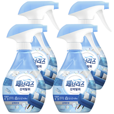 페브리즈 강력탈취 섬유탈취제 상쾌한향 본품, 370ml, 4개