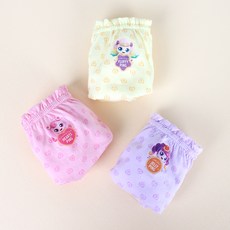 PremierFam 奇妙萌可 女童三角內褲 3件組 63368