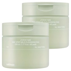 셀리맥스 지우개 원스텝 마일드 클렌징 패드, 60매입, 2개