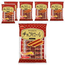 BOURBON 北日本 巧克力味餅乾棒, 110.6g, 6袋