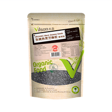 Vilson 米森 有機熟黑芝麻粒, 145g, 24包