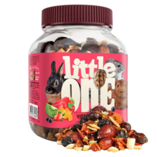 Little One 小點心 天竺鼠及龍貓等多種豐富含量的水果組成, 180g, 1罐