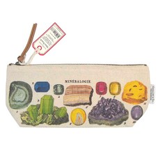 美國復刻文房 花礦物圖鑑 筆袋, 1個