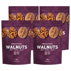 [쿠팡수입] 캘리포니아 호두, 1kg, 4개