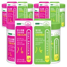 건국유업 체지방 다이어트 녹차카테킨 + 탄수화물 다이어트 가르시니아 세트, 3세트, 60정