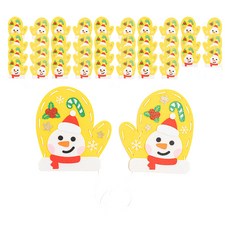 minhwashop 冬季縫紉手套DIY組 S240040C, 20個, 雪人