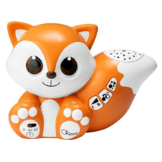 Chicco 彩虹投射夜燈 小狐狸 三段旋律 自然聲 睡眠安穩