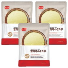 OQB 알파옥수수가루, 1kg, 3개